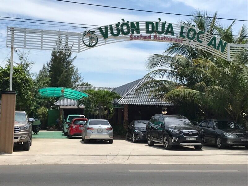 quán vườn dừa lộc an