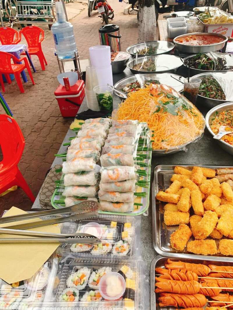 ăn vặt hồ tràm