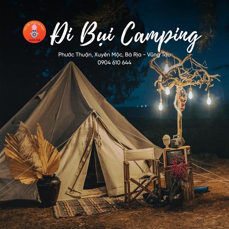 đi bụi Camping Hồ Tràm