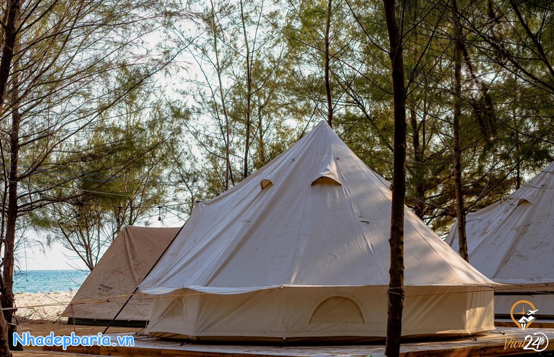 cắm trại hồ cốc