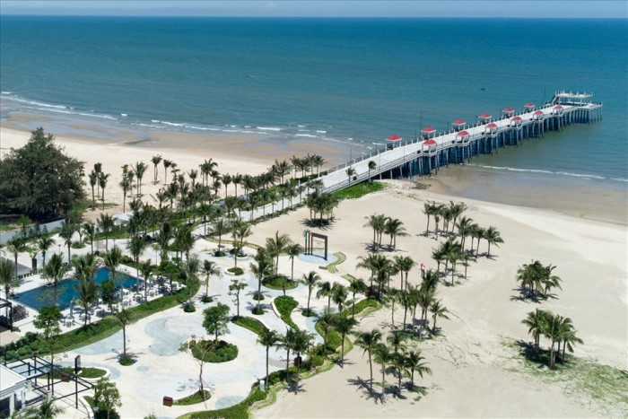 tham quan cầu ngắm biển hồ tràm