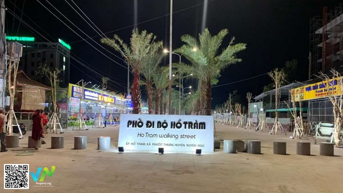 phố đi bộ hồ tràm