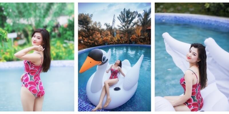 hồ bơi ở Đồi Cừu Bưng Riềng